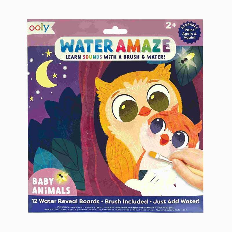 OOLY | Water Amaze Animals - Reusable Αποκαλυπτικοί Πίνακες Μόνο με Νερό