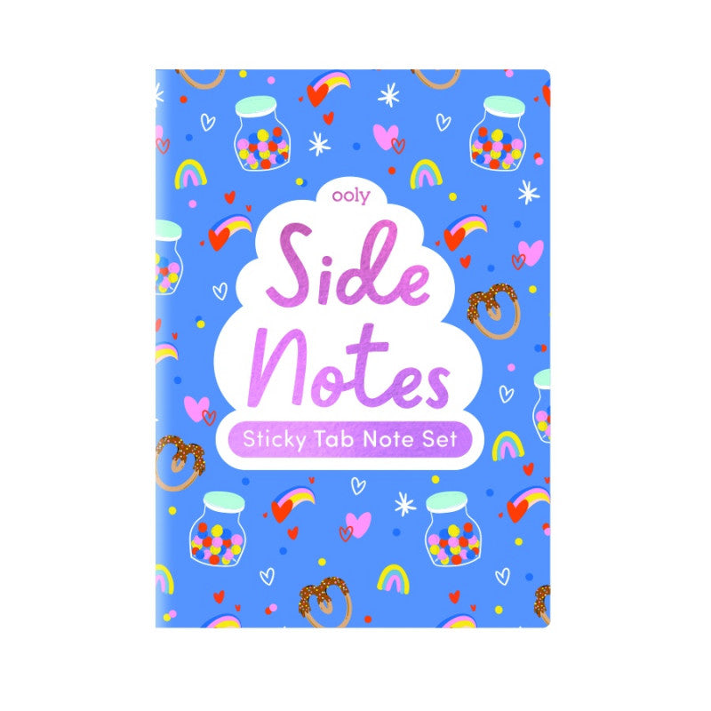 OOLY |  Side Notes Sticky Tab Note Pad - Happy Day