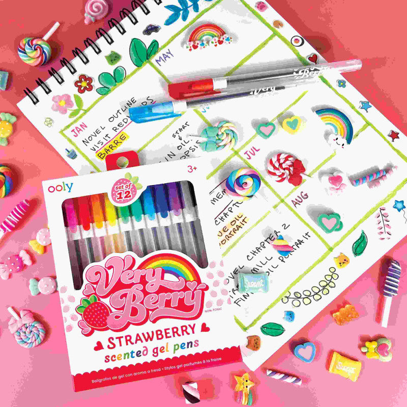 OOLY | Very Berry Scented Gel Pens Set of 12