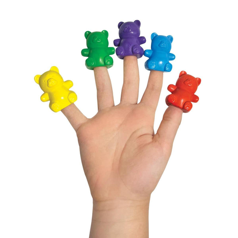 OOLY | Cuddly Cubs Bear Finger Crayons - Set of 6