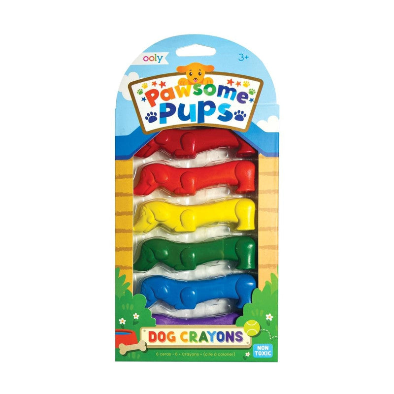 OOLY | Pawsome Pups Dog Crayons - Set of 6