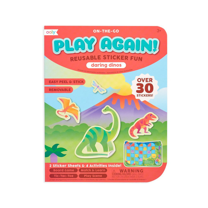 OOLY | Play Again Mini On The Go Activity Kit - Daring Dinos