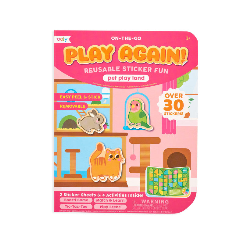 OOLY |  Play Again Mini On The Go Activity Kit - Pet Play Land