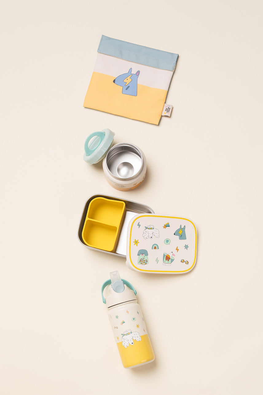 The Cotton Cloud | Stainless Steel Bottle Funky Dog