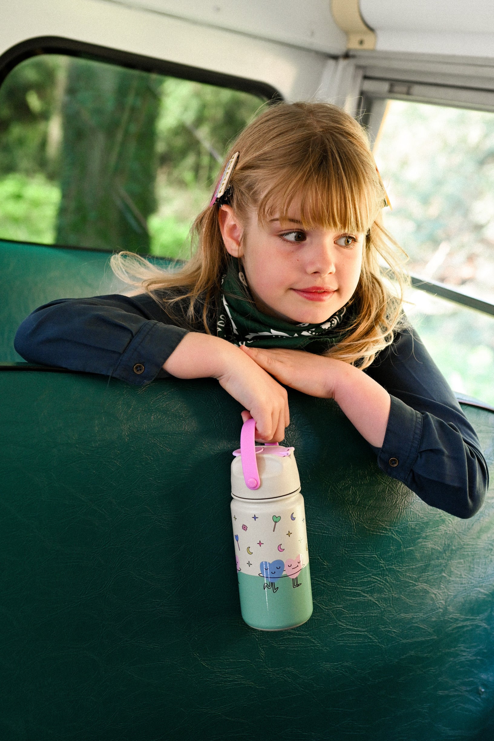The Cotton Cloud | Stainless Steel Bottle Dancing Heart