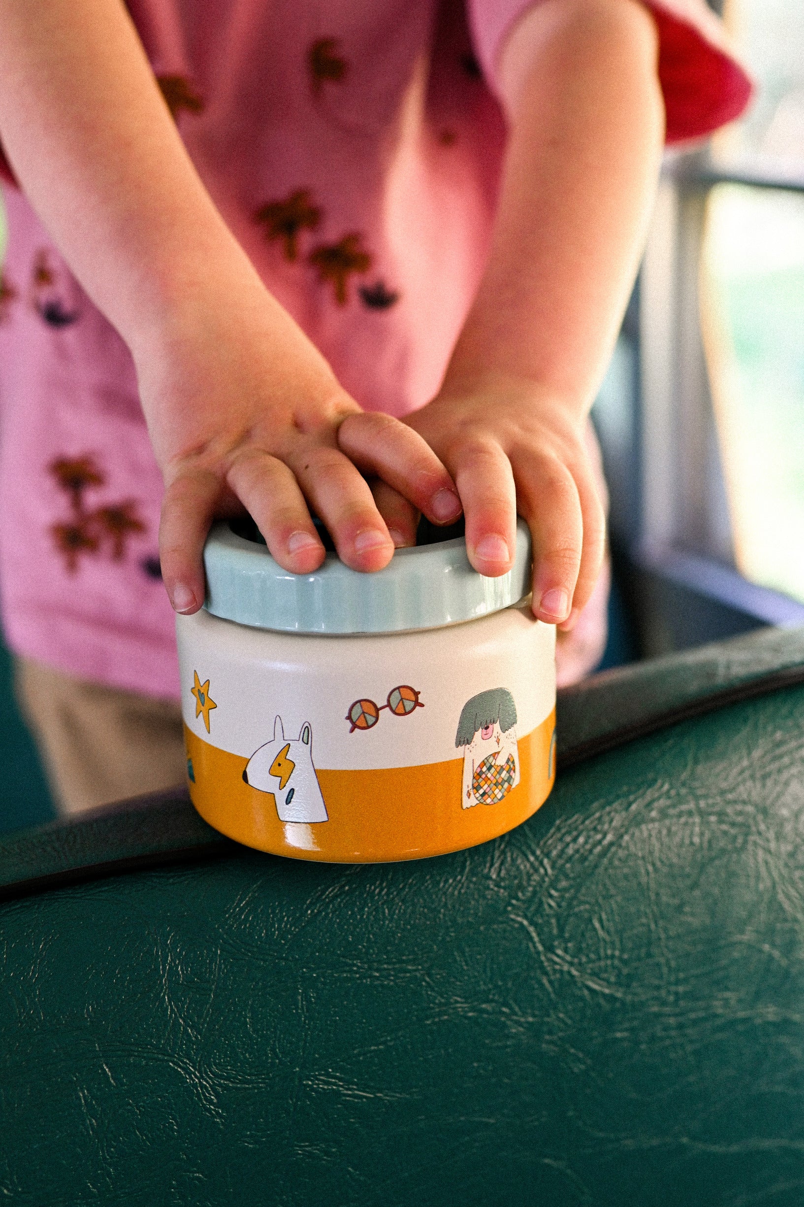 The Cotton Cloud | Stainless Steel Thermo Food Jar 350ml Funky Dogs