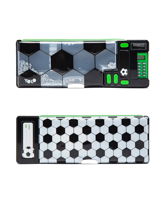 YOLO | Retro Pencil Case Soccer Ball