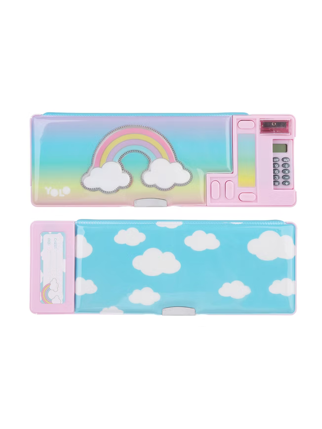 YOLO | Retro Pencil Case Rainbow
