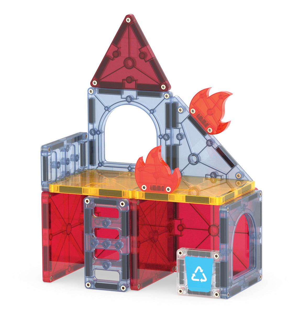 Magna-Tiles | Μαγνητικά Πλακίδια Fire Rescue 27 set