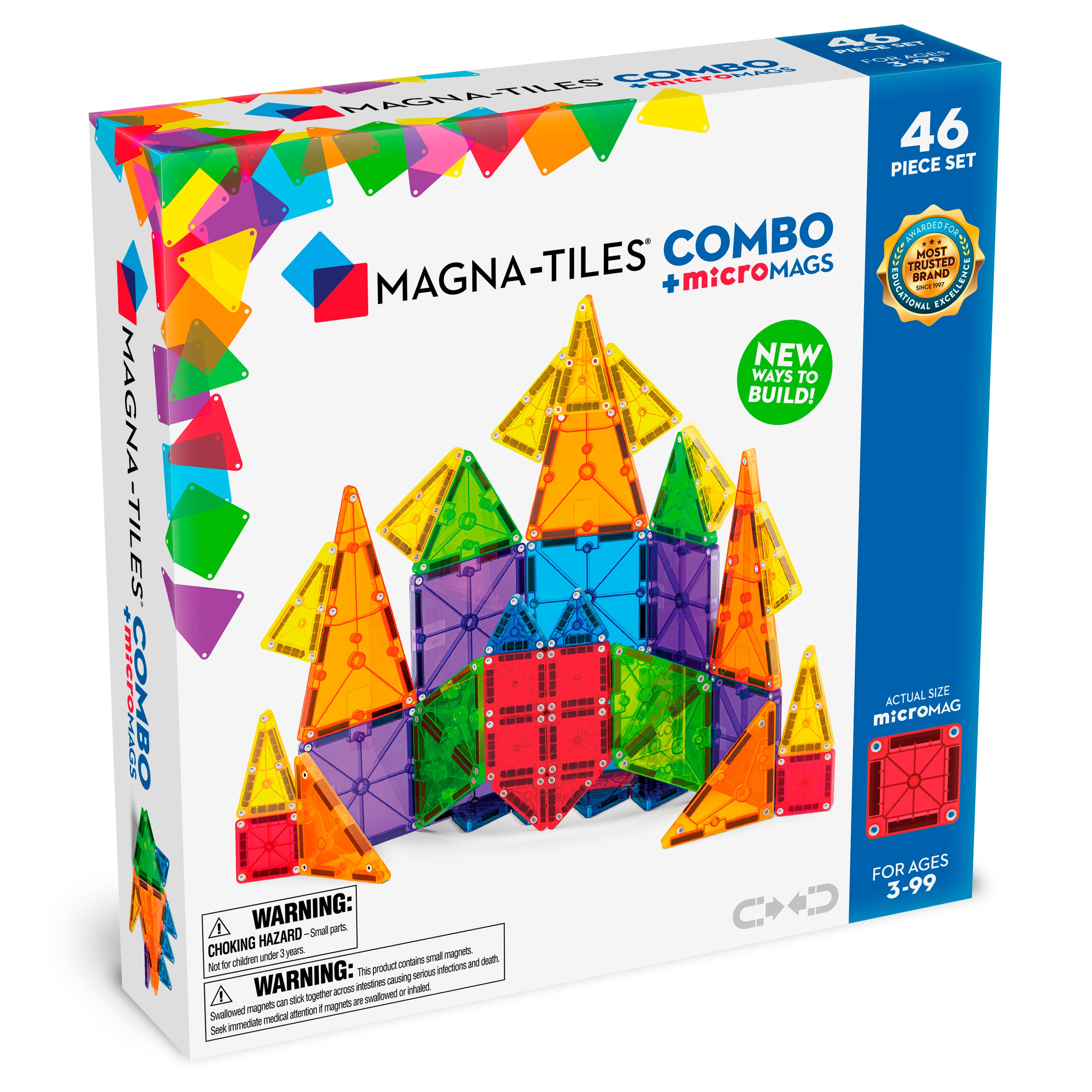 Magna-Tiles | Μαγνητικά Πλακίδια Combo 46-Piece Set