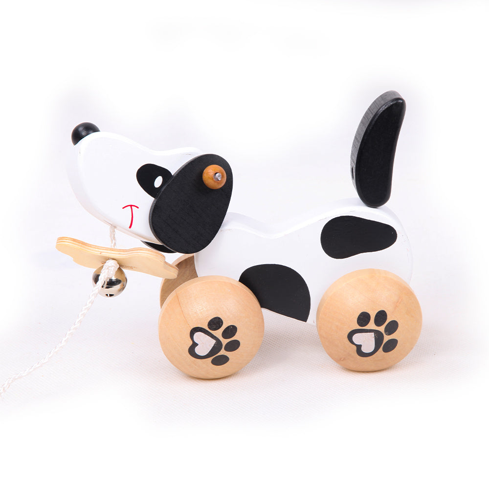 Classic World | Ξύλινο Συρόμενο Σκυλάκι Classic World