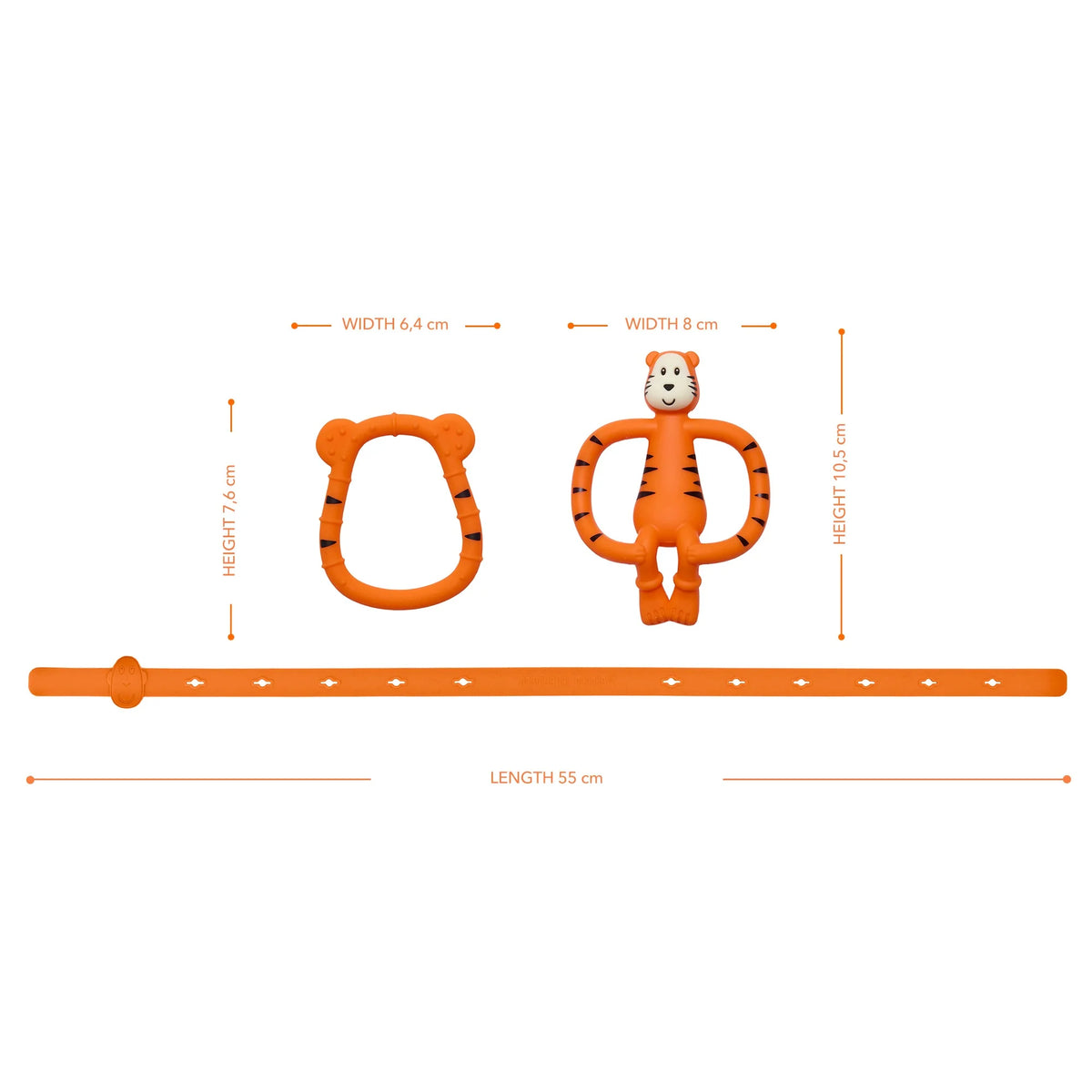 Matchstick Monkey | Teething starter set Tiger