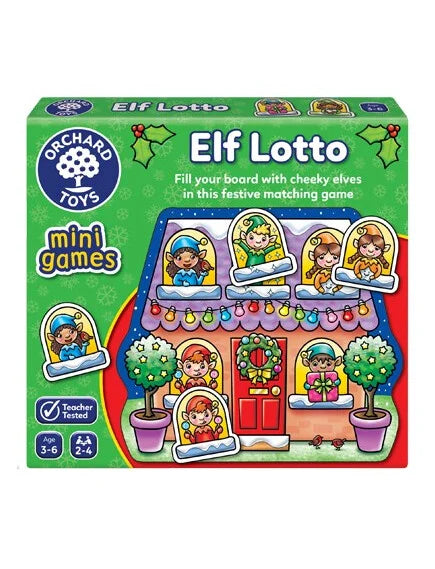 Orchard Toys | Elf lotto Λόττο ξωτικών Mini Game Ηλικίες 3-6 ετών