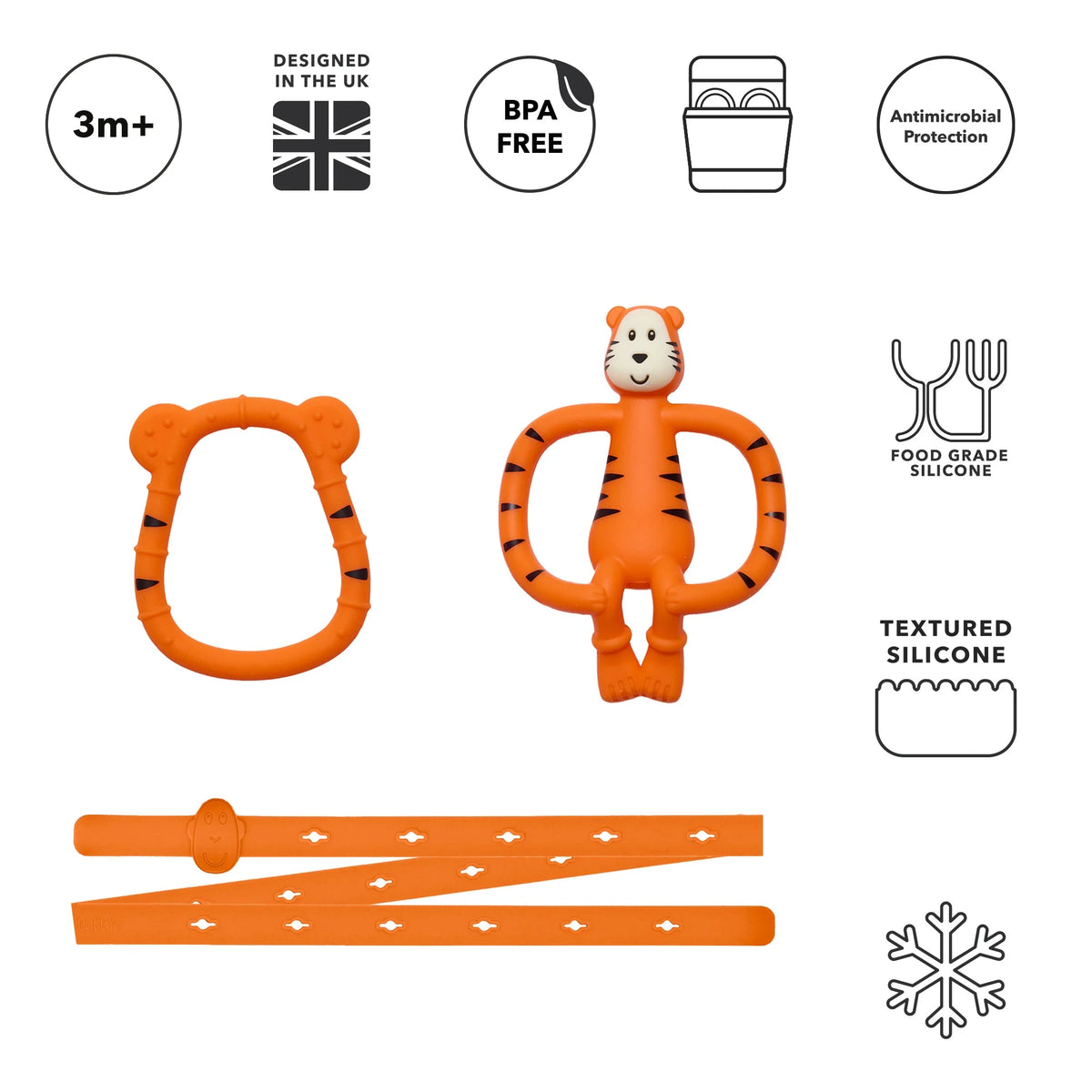 Matchstick Monkey | Teething starter set Tiger