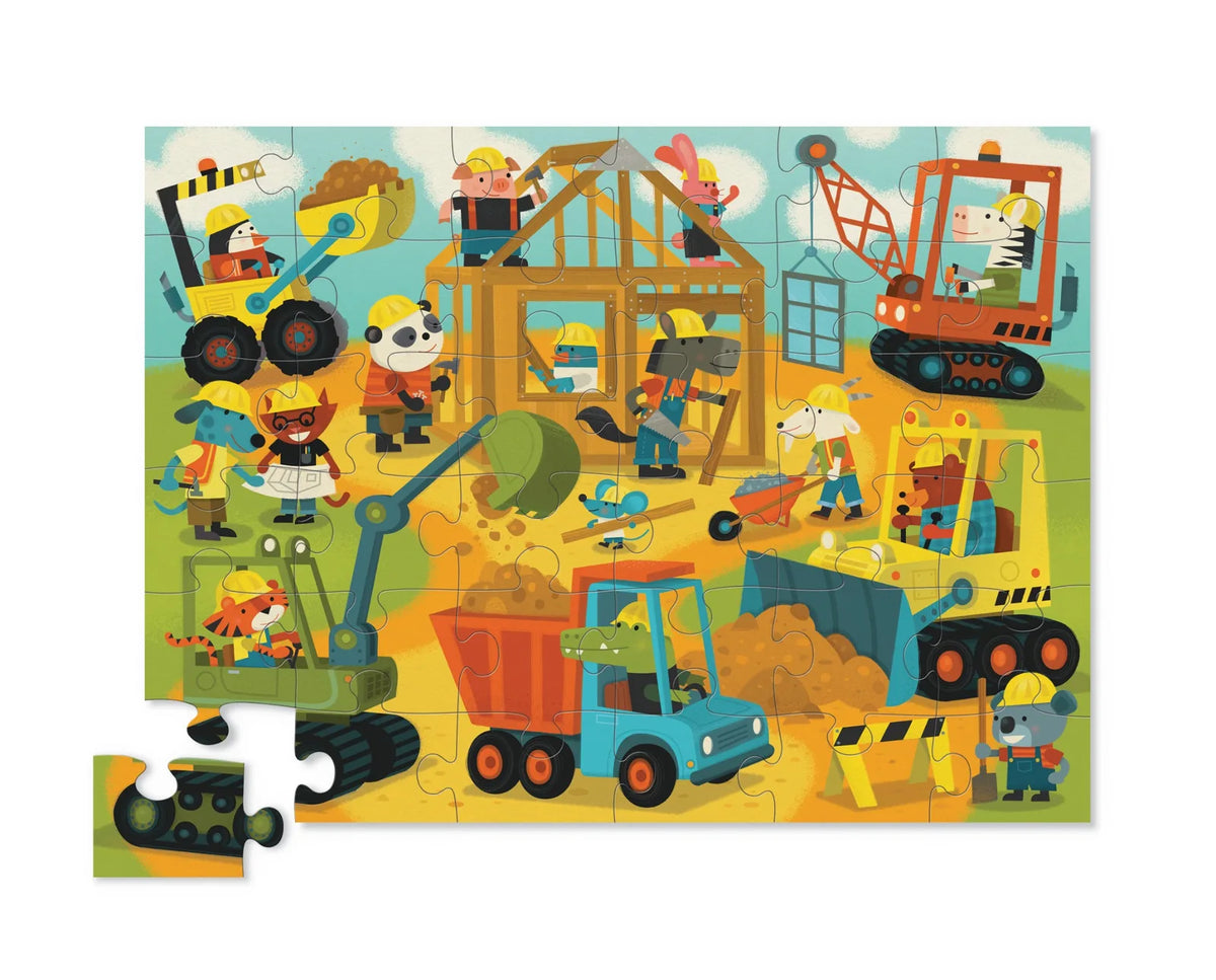 Crocodile Creek |  Busy Builder Floor Puzzle