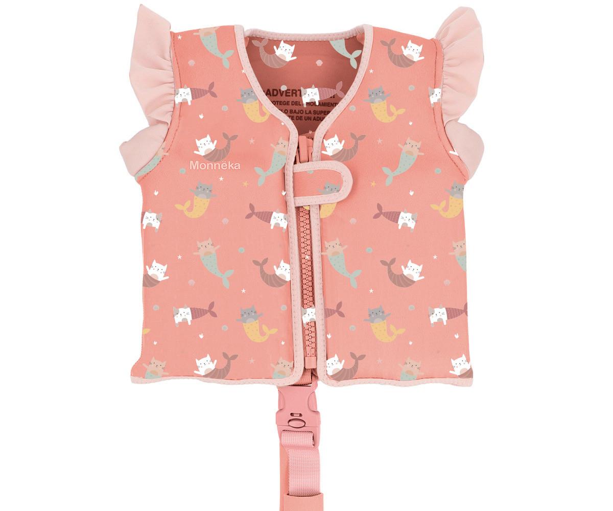Monnëka | Γιλέκο Προστασίας Mermaid Cats 3-6 Ετών