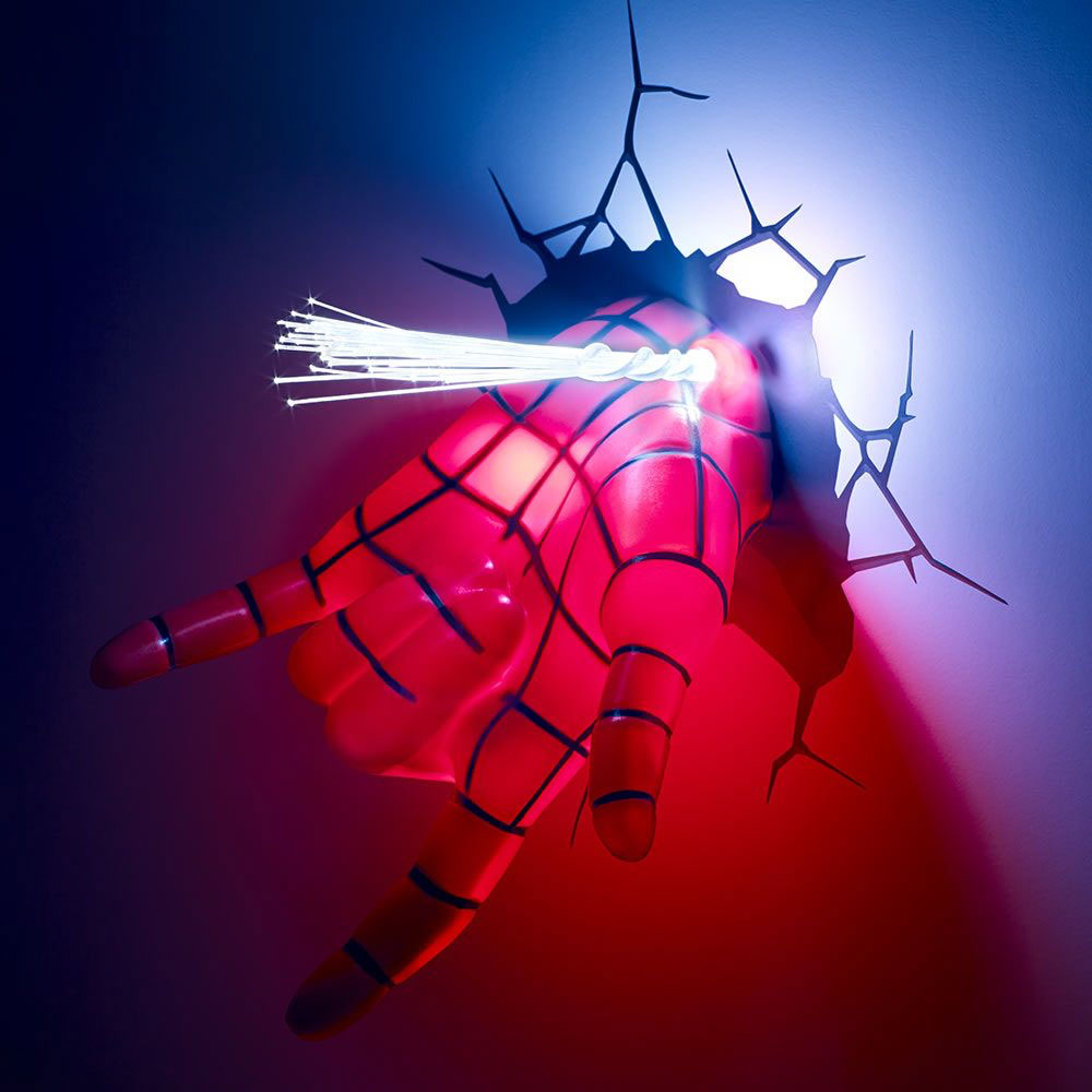 3D Light  | Marvel Spiderman Hand Light Φωτισμός για Παιδικό Δωμάτιο