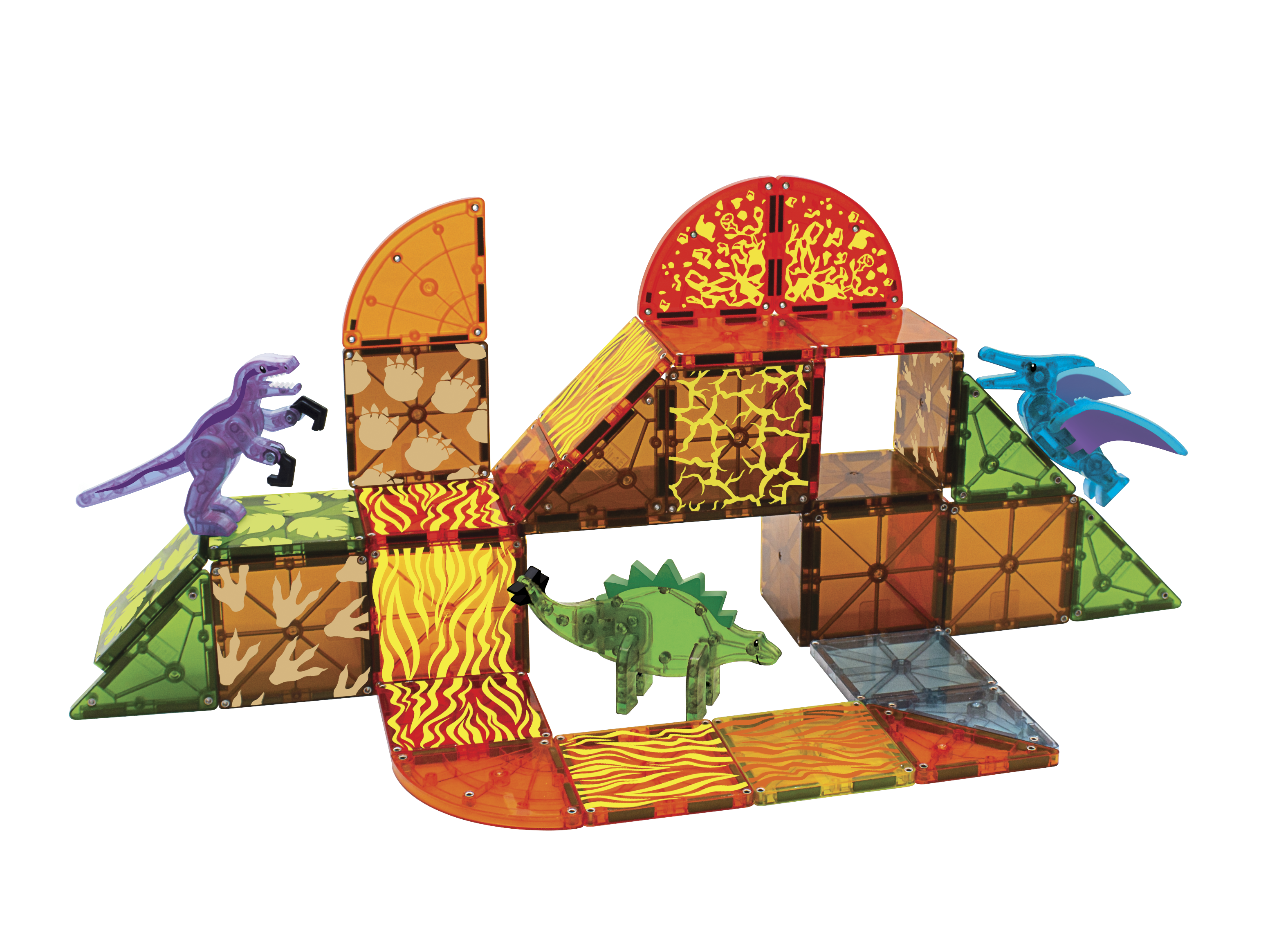 Magna-Tiles | Μαγνητικά Πλακίδια Dino World 40-Piece Set