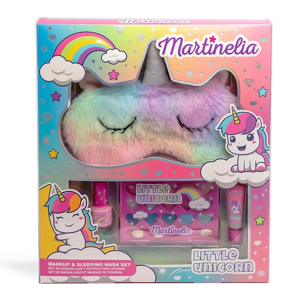 Martinelia | Little Unicorn Makeup & Sleeping Mask Set – Παιδικό Σετ Ομορφίας 25x29x3,5cm