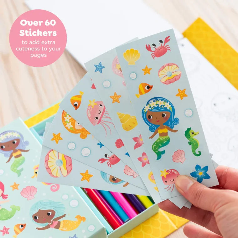 Tiger Tribe | Colouring Set Mermaids