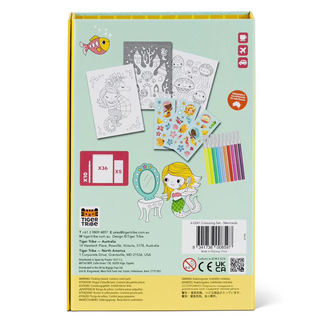 Tiger Tribe | Colouring Set Mermaids