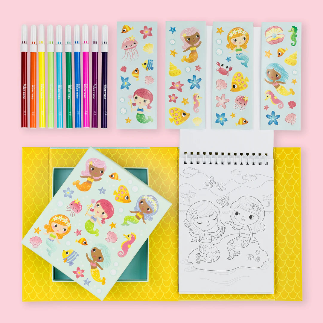 Tiger Tribe | Colouring Set Mermaids