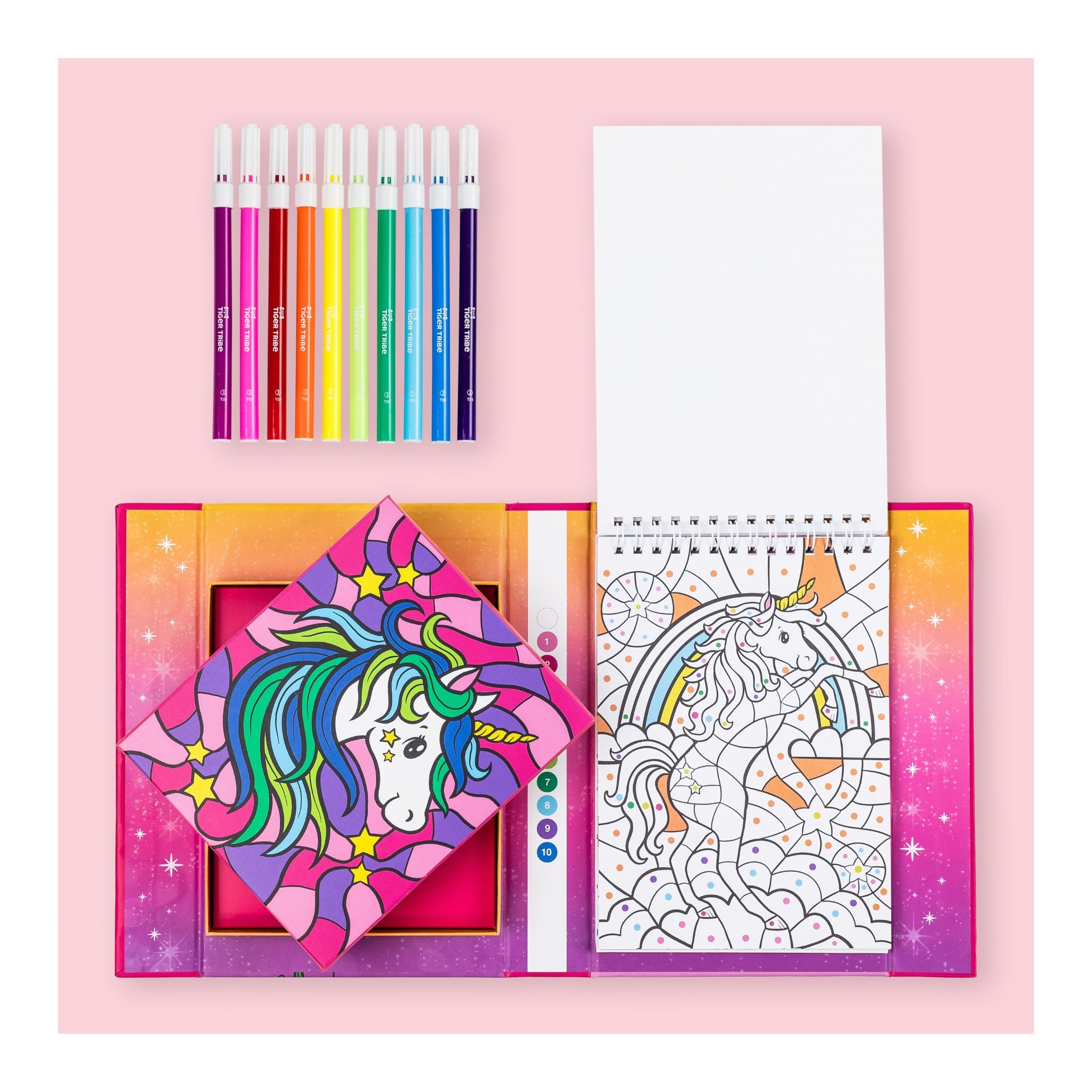 Tiger Tribe | Colour by Numbers Unicorn Dreaming