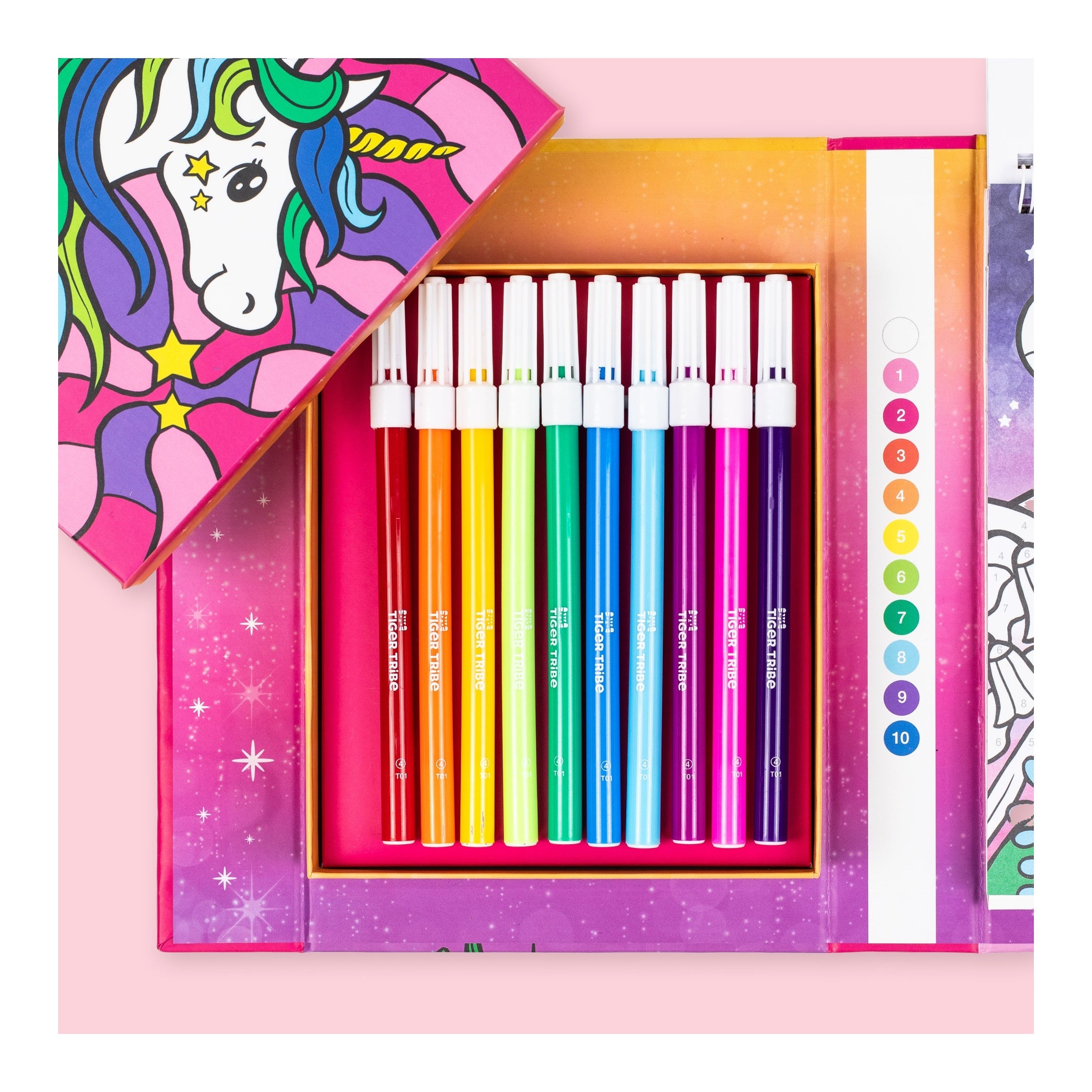 Tiger Tribe | Colour by Numbers Unicorn Dreaming