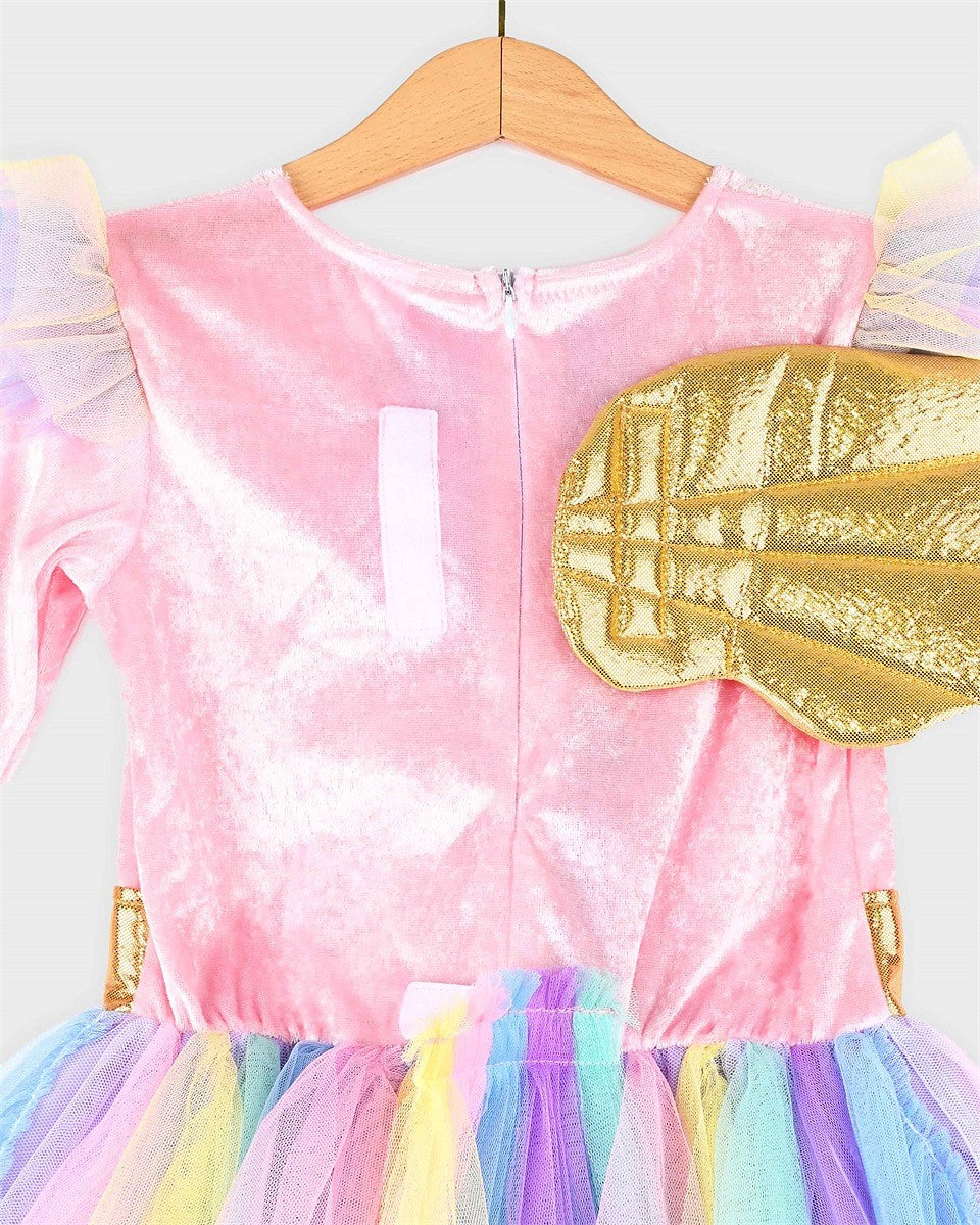 Den Goda Fen | Ροζ στολή μονόκερου 6-8 ετών, 122-128 εκ.