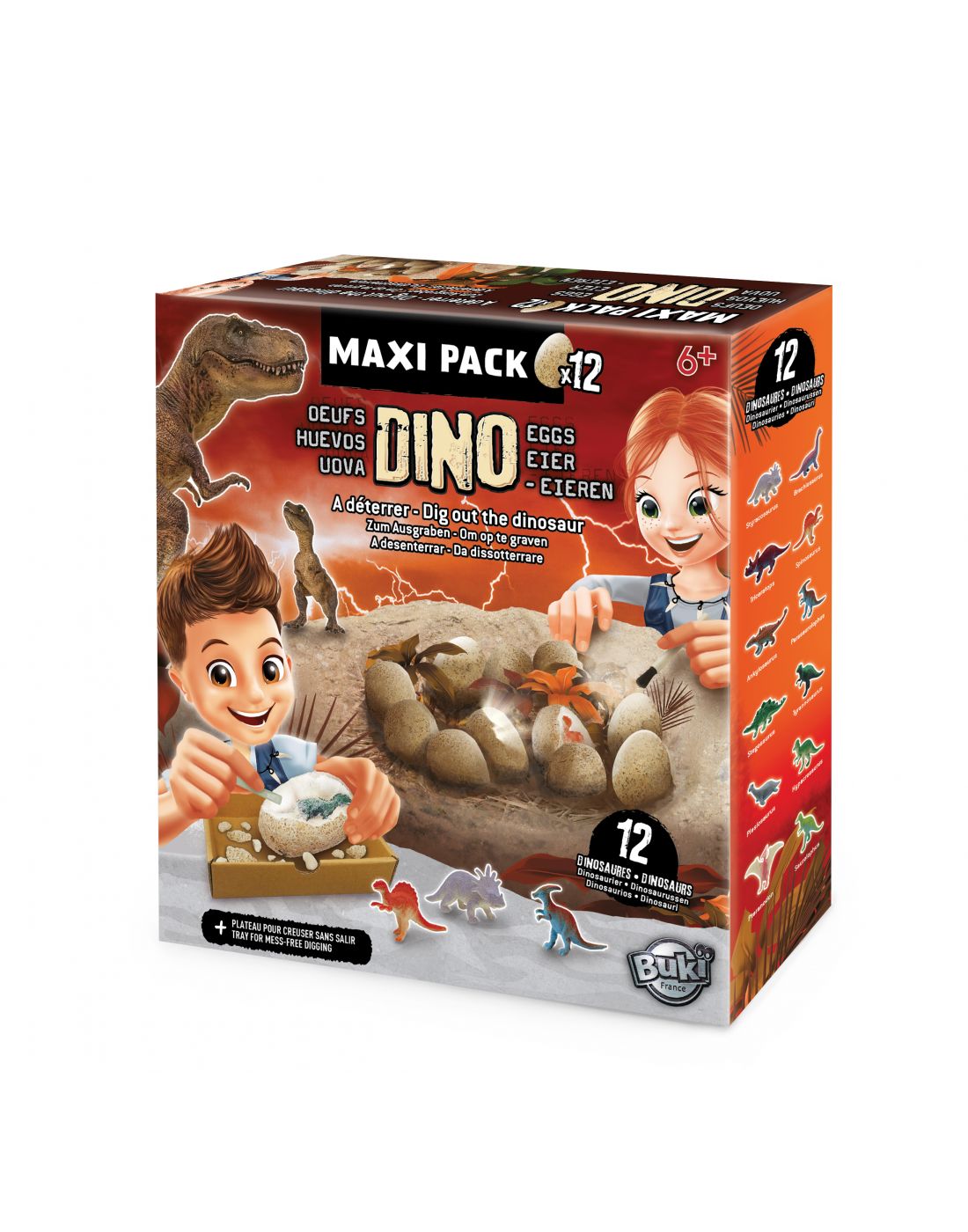 BUKI | Dino Mega Egg Maxi Εκπαιδευτικό Παιχνίδι Ανασκαφή Δεινοσαύρων για 6+ Ετών