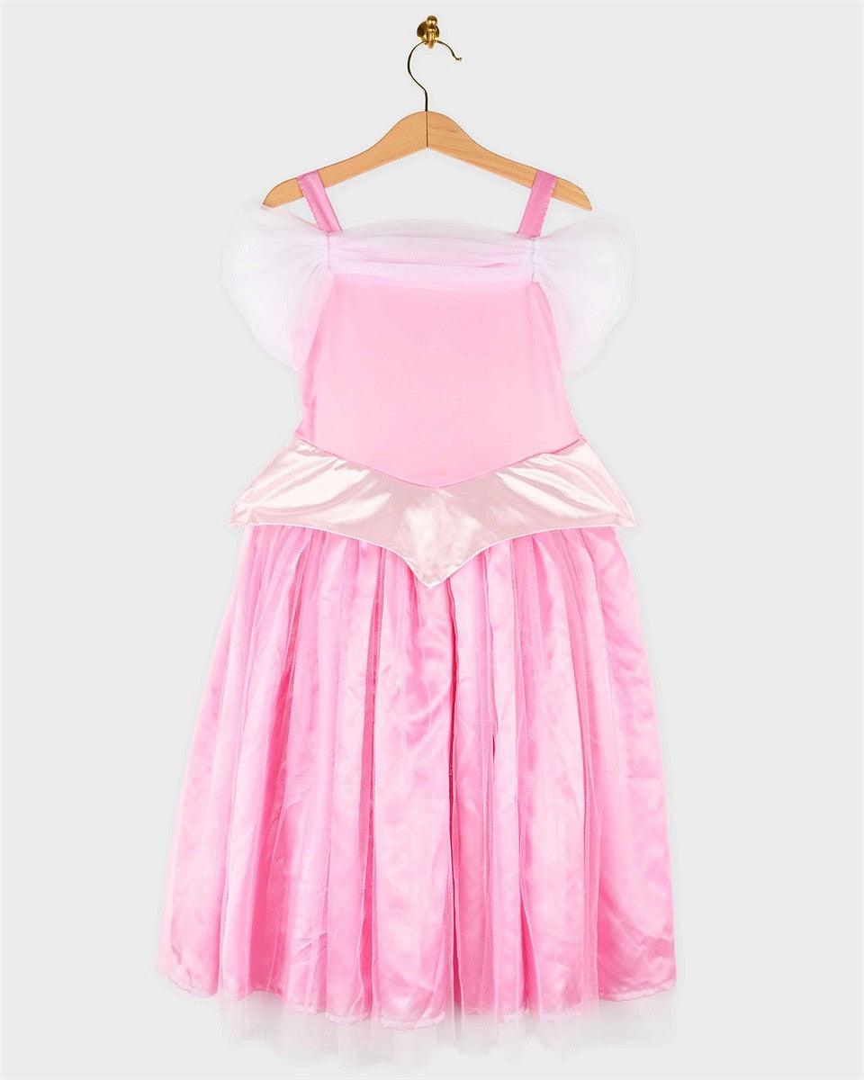 Den Goda Fen | Ροζ φόρεμα πριγκίπισσας, 4-6ετών,110-116εκ.