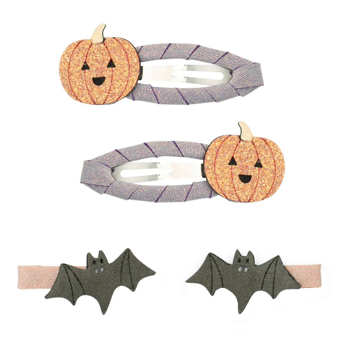 Mimi & Lula | Pumpkin & Bat Clips