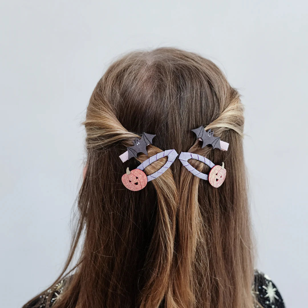 Mimi & Lula | Pumpkin & Bat Clips