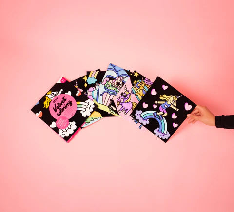 OMY | Σετ ζωγραφικής με βελούδινο πλαίσιο Μονόκερος Lily