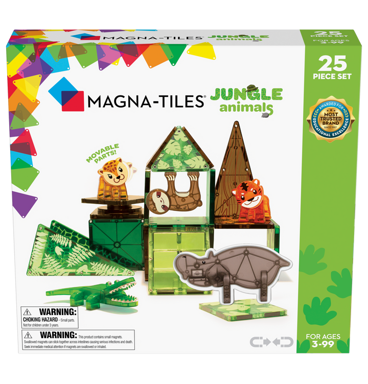 Magna-Tiles | Μαγνητικά Πλακίδια Jungle Animals 25-Piece