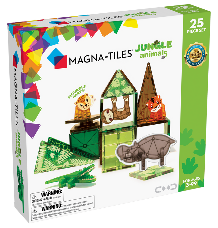 Magna-Tiles | Μαγνητικά Πλακίδια Jungle Animals 25-Piece