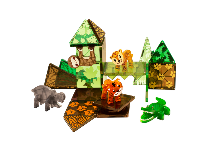 Magna-Tiles | Μαγνητικά Πλακίδια Jungle Animals 25-Piece