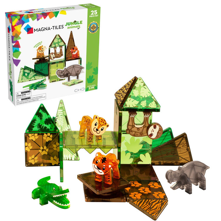 Magna-Tiles | Μαγνητικά Πλακίδια Jungle Animals 25-Piece