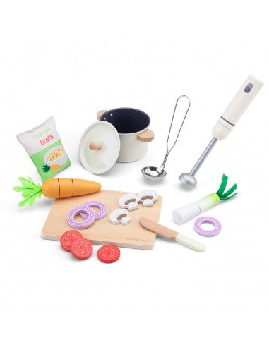 New Classic Toys | Play Food Soup Making Set