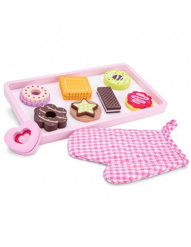 Νew Classic Toys | Ξύλινο Σετ Sweet Tray with Treats and Oven Glove