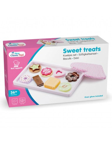 Νew Classic Toys | Ξύλινο Σετ Sweet Tray with Treats and Oven Glove