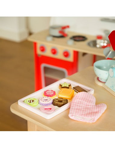 Νew Classic Toys | Ξύλινο Σετ Sweet Tray with Treats and Oven Glove