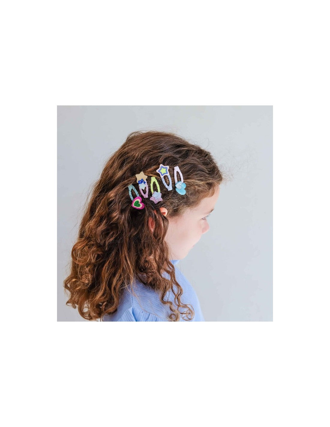 Mimi & Lula | Layered Hearts and Stars Mini Hair Clips