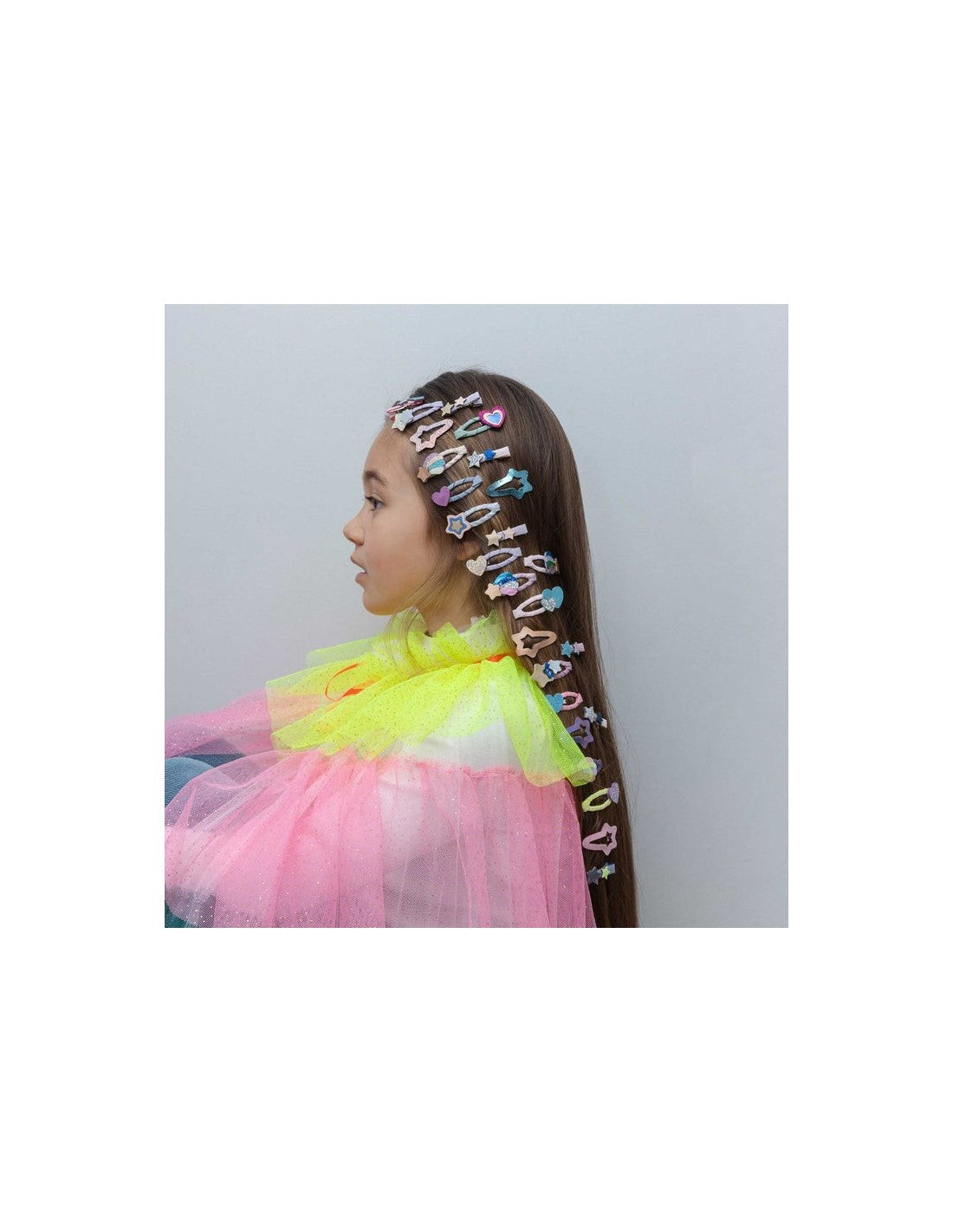 Mimi & Lula | Layered Hearts and Stars Mini Hair Clips