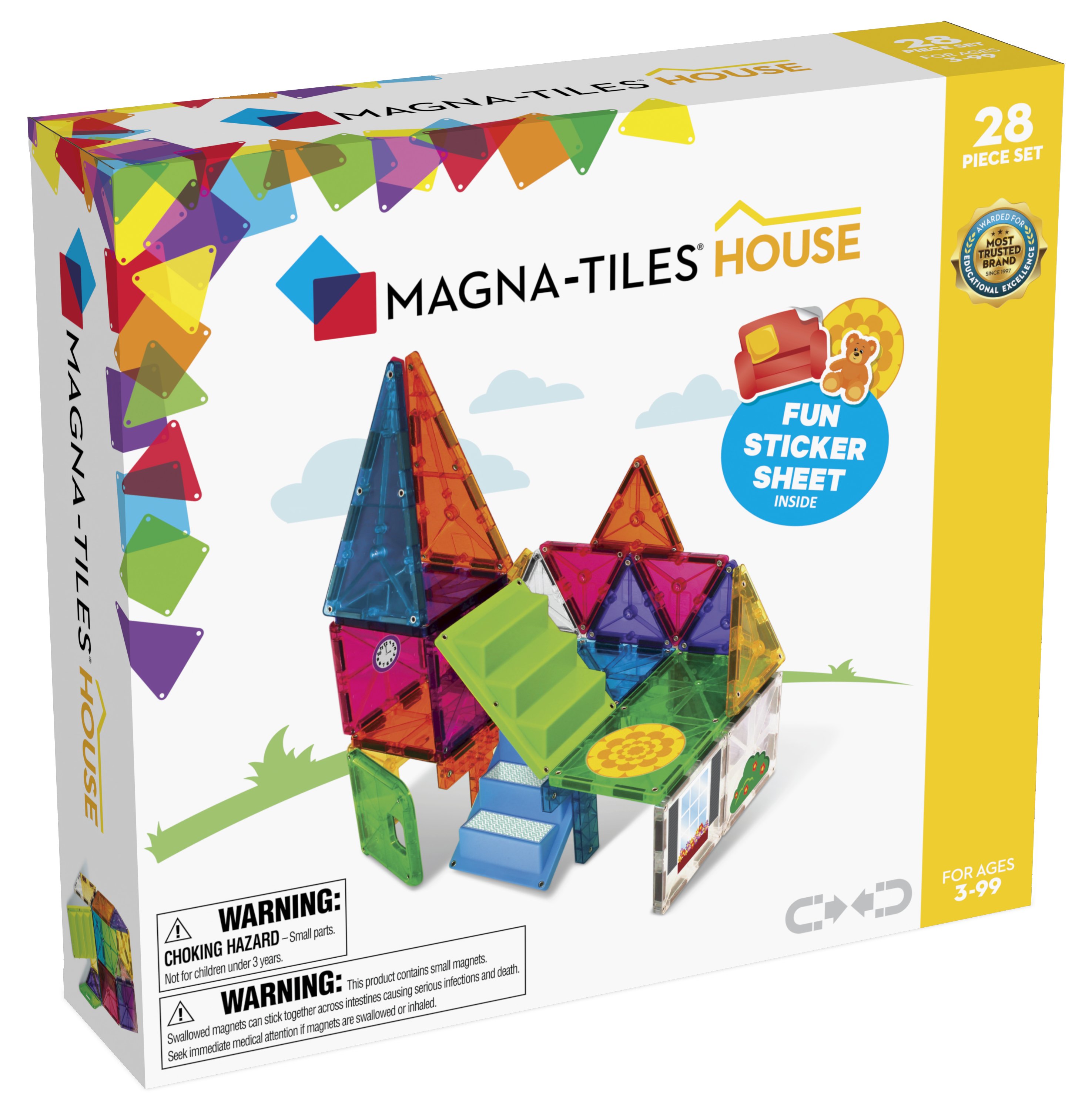 Magna-Tiles | Μαγνητικά Πλακίδια House 28 piece