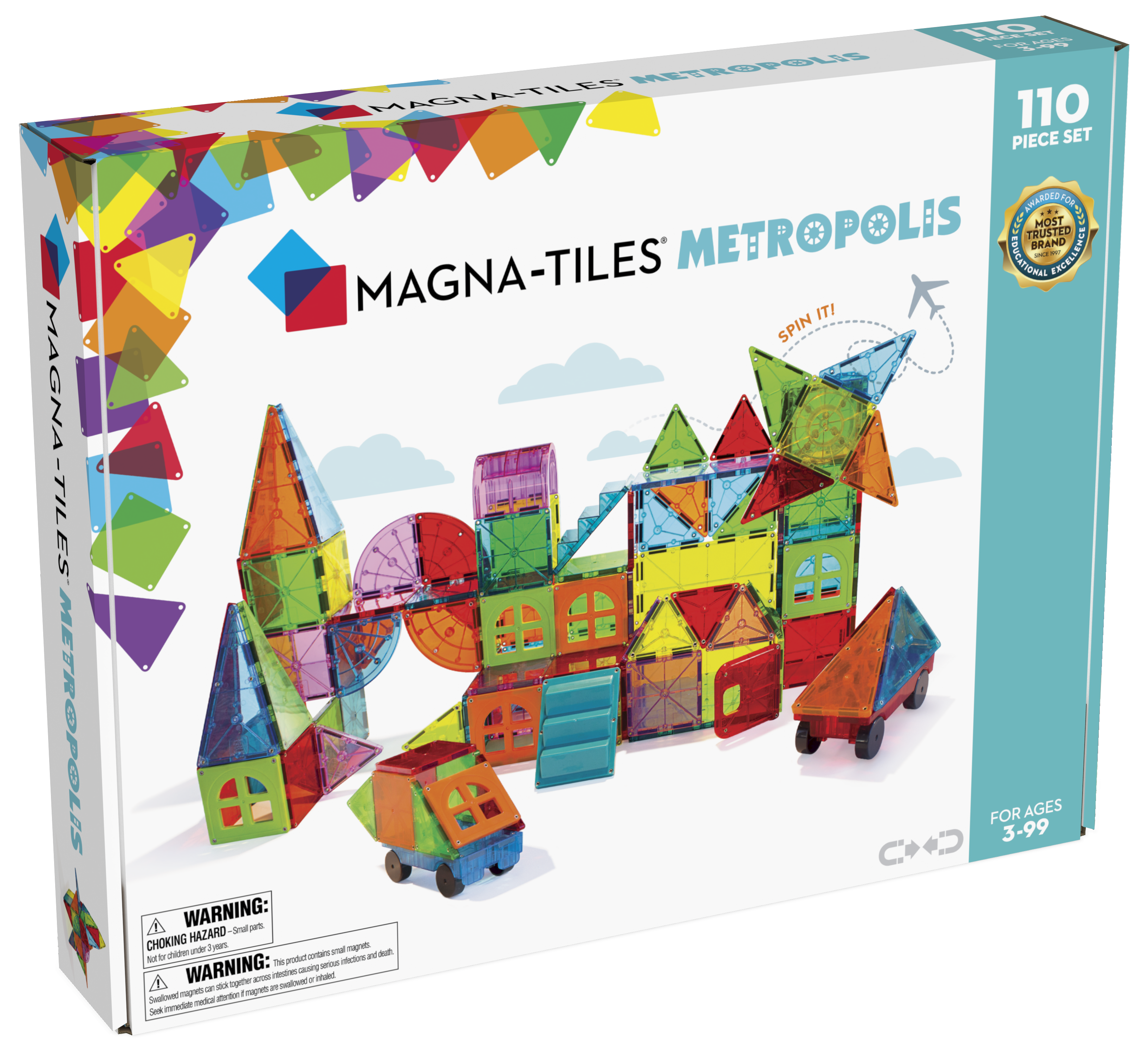 Magna-Tiles | Μαγνητικά Πλακίδια Metropolis 110 Set