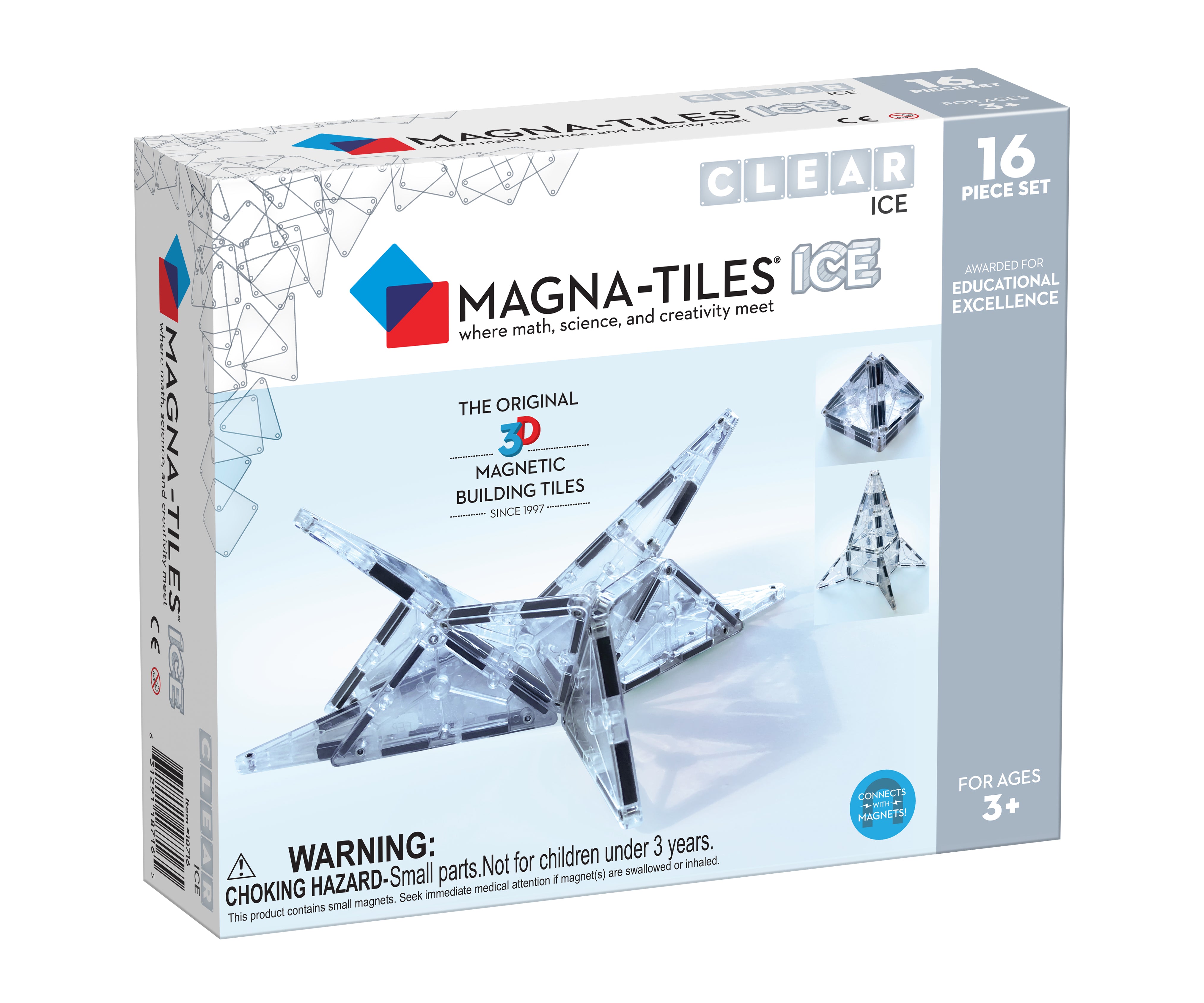 Magna-Tiles | Μαγνητικά Πλακίδια ICE 16-Piece Set