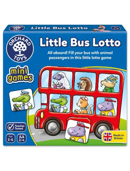 Orchard Toys |  Επιτραπέζιο Παιχνίδι "Λόττο-Μικρό Λεωφορείο" Mini Game Για Παιδιά 3-6 ετών