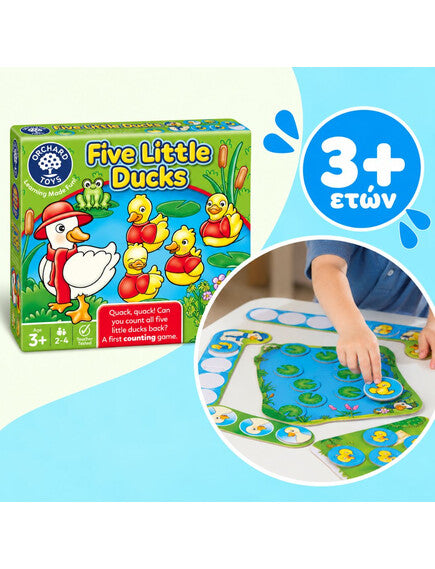 Orchard Toys | Επιτραπέζιο Παιχνίδι Μέτρησης & Αντιστοίχισης "Πέντε Μικρά Παπάκια" Για Παιδιά 3-6 ετών