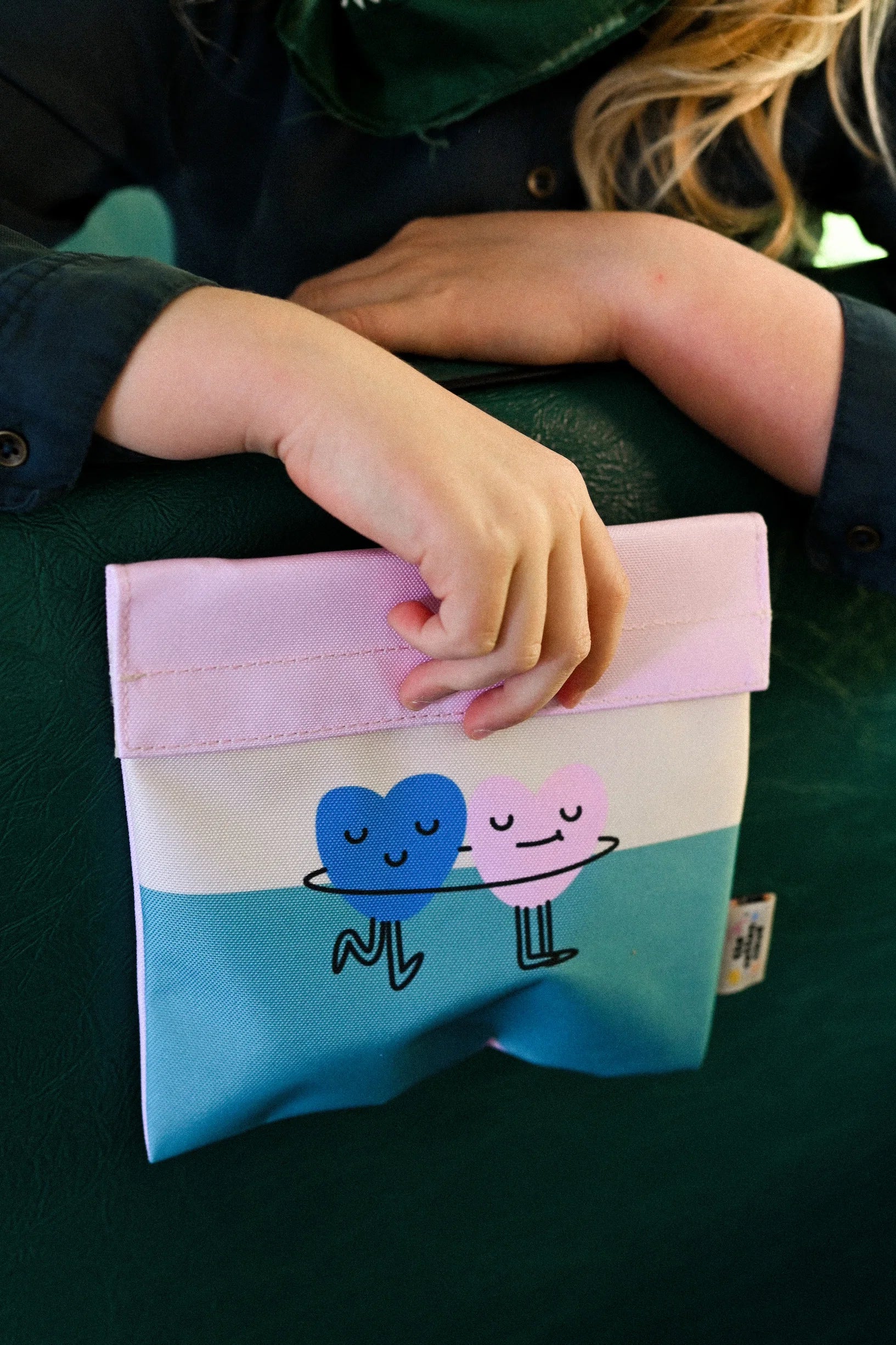 The Cotton Cloud | Sandwich Bag Dancing Hearts